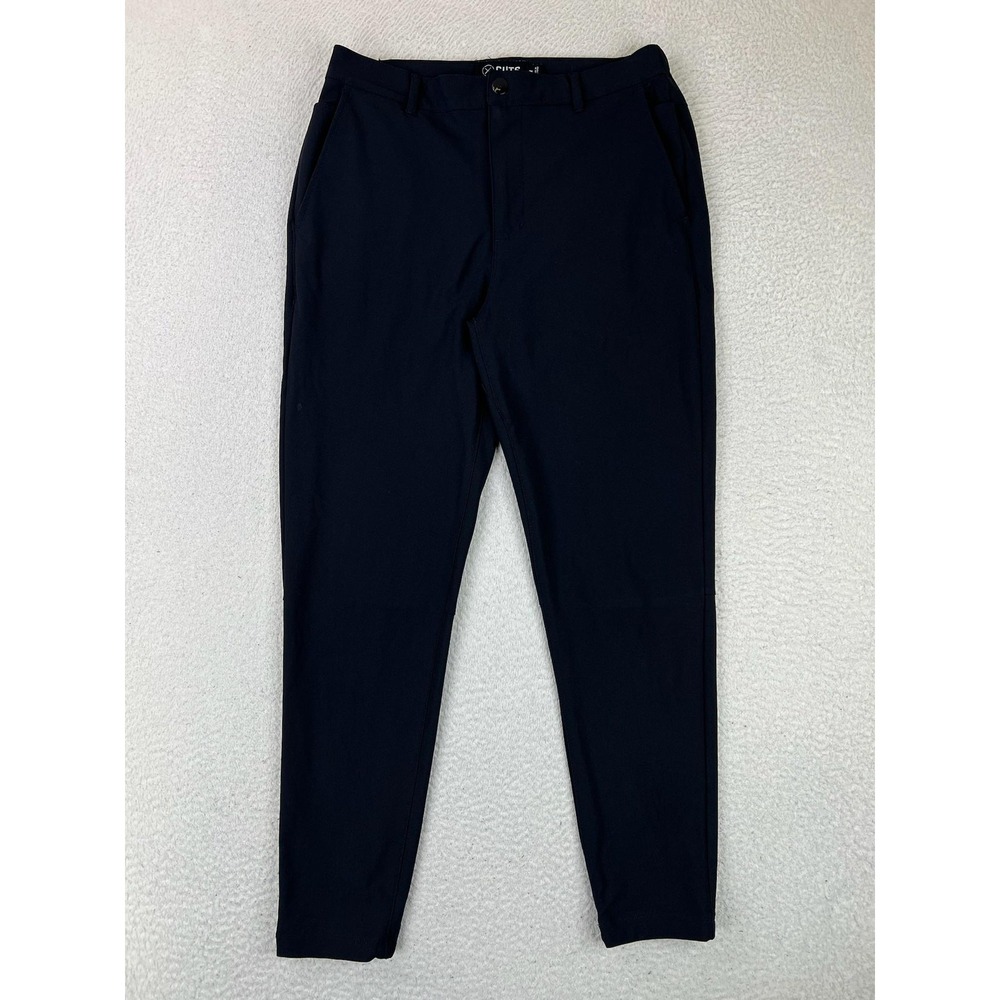 Cuts AO Jogger Pants Mens Medium Black Slim Fit Stretch Microfiber Casual